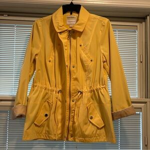 Charter Club Yellow Rain Coat